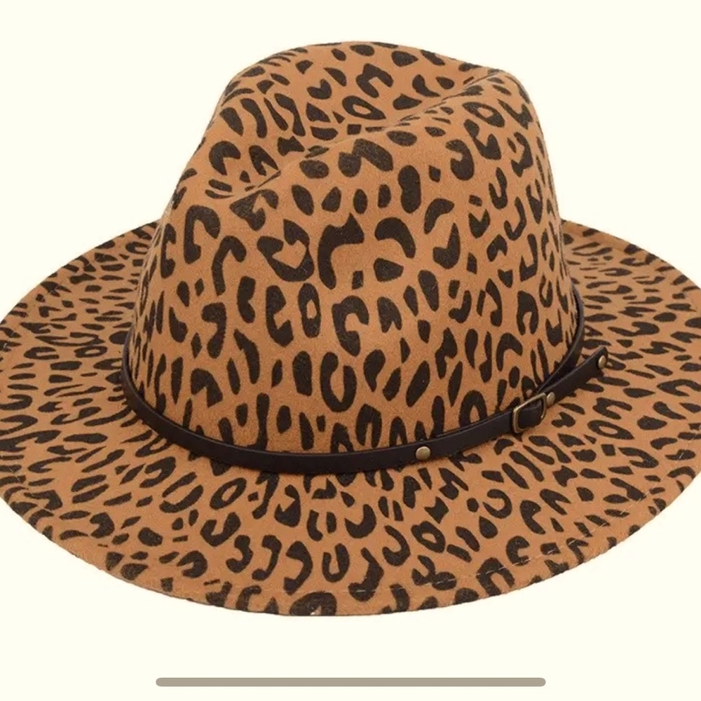Leopard Print Shoes Purse and Hat Bundle-size 10